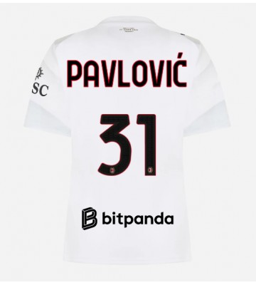 AC Milan Strahinja Pavlovic #31 Udebanetrøje Dame 2026-27 Kortærmet